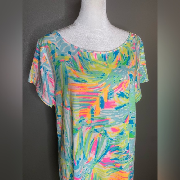 NWOT! Lilly Pulitzer Marlowe Dress in "Multi Sea Salt and Sun" Print - Size XL - Picture 3 of 6